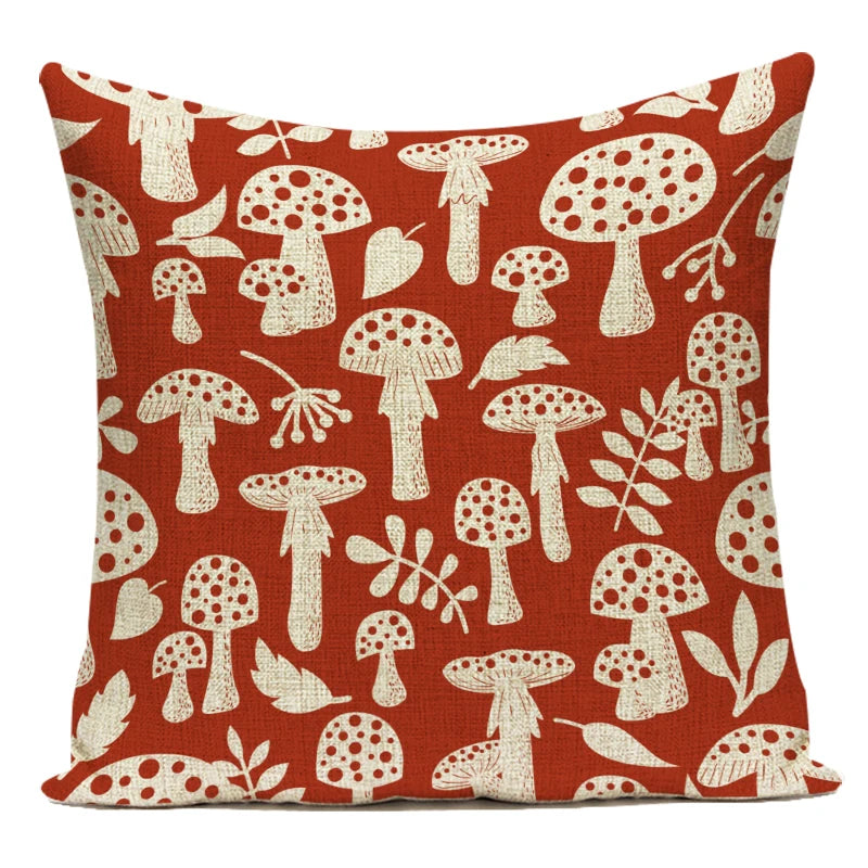 Momo's Mushroom Pillow Covers - Whimsical and Stylish Home Decor