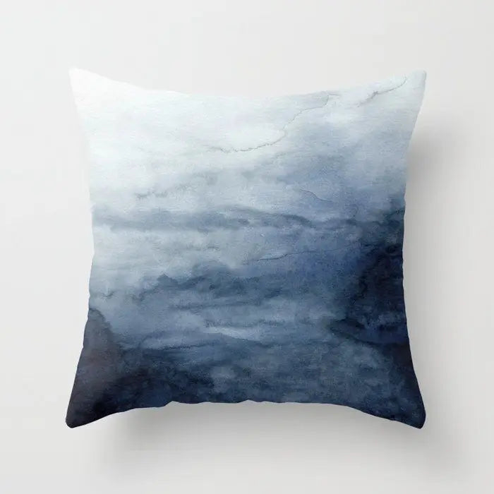 Berrie's Blue Small Fresh Abstract Pillow Case - Stylish Home Accent