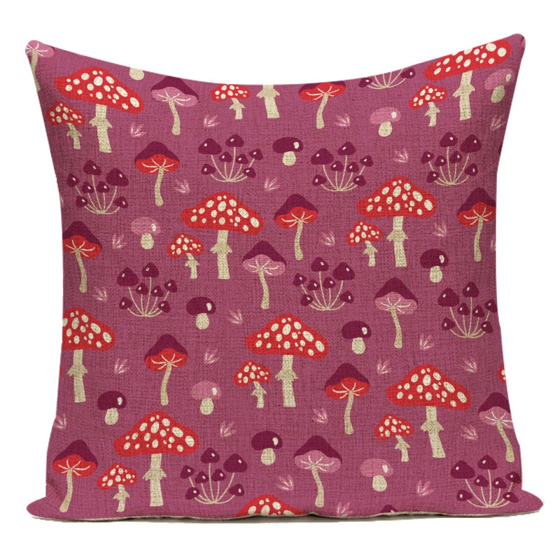 Momo's Mushroom Pillow Covers - Whimsical and Stylish Home Decor