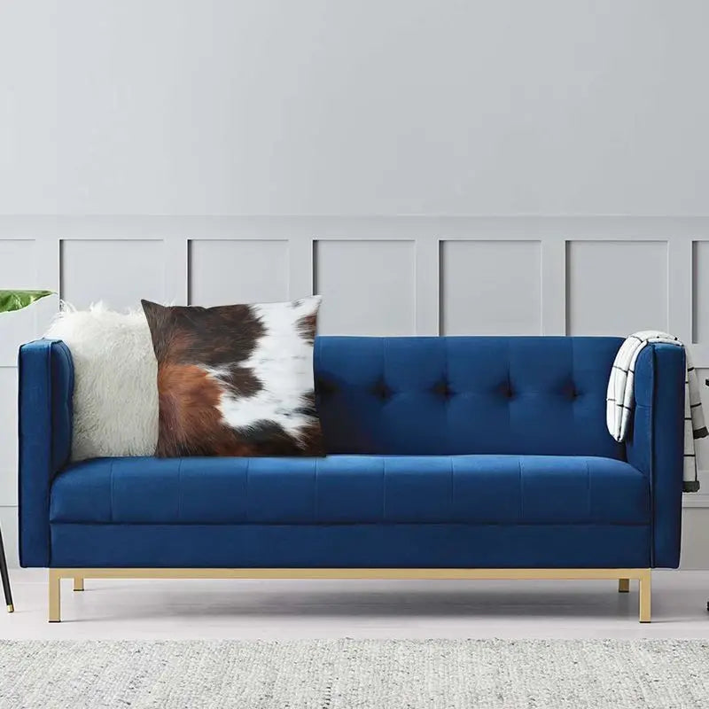 Celia's Cowhide Texture Pillow - Stylish and Unique Home Decor