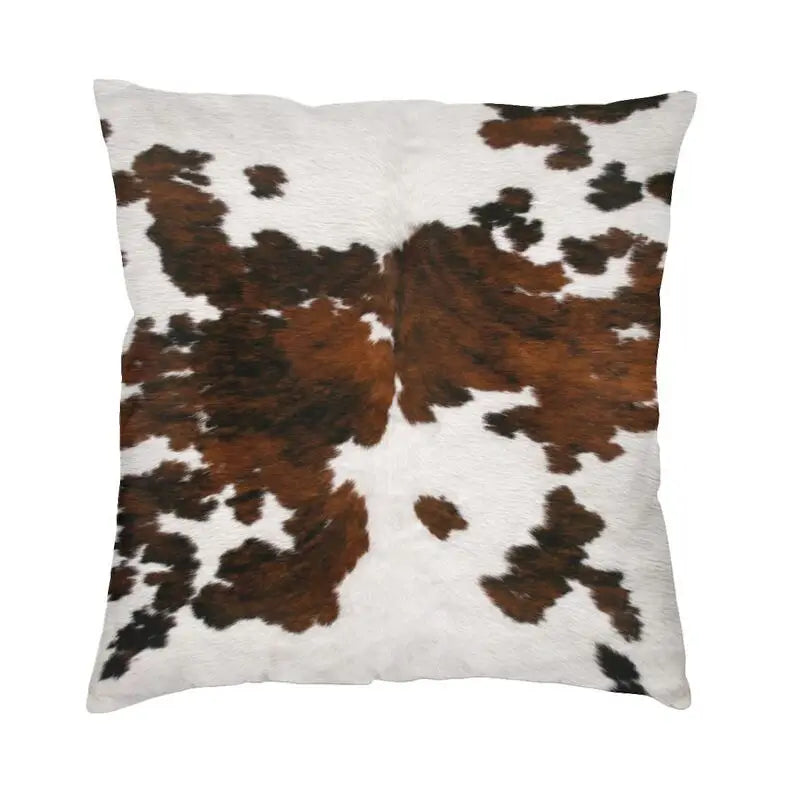 Celia's Cowhide Texture Pillow - Stylish and Unique Home Decor
