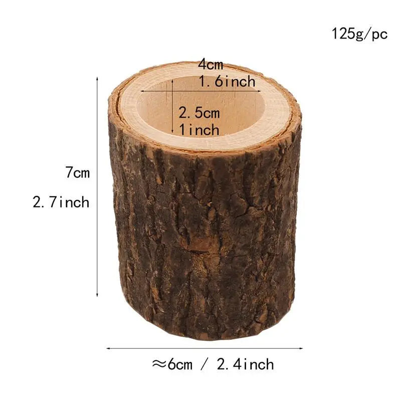Winne's Wood Candlestick Holder