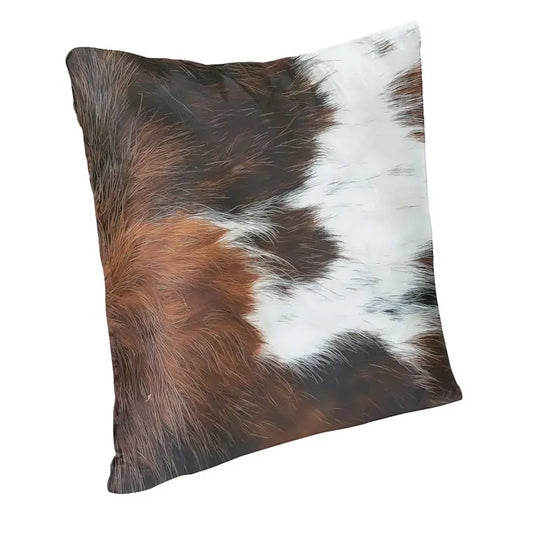 Celia's Cowhide Texture Pillow - Stylish and Unique Home Decor