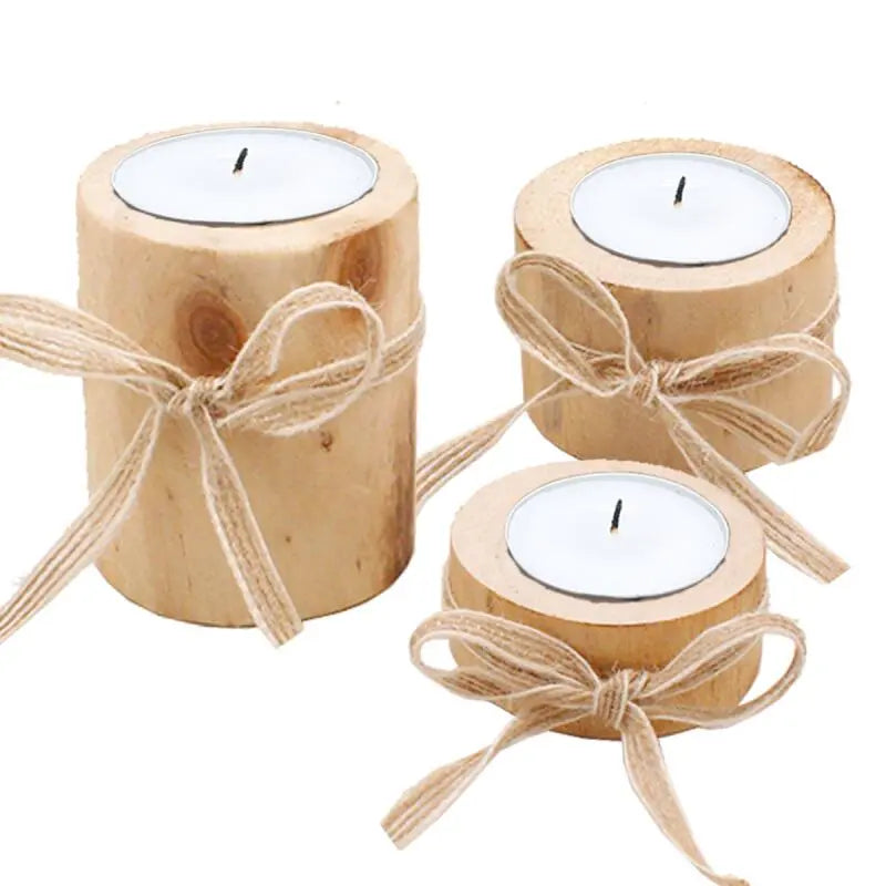 Winne's Wood Candlestick Holder