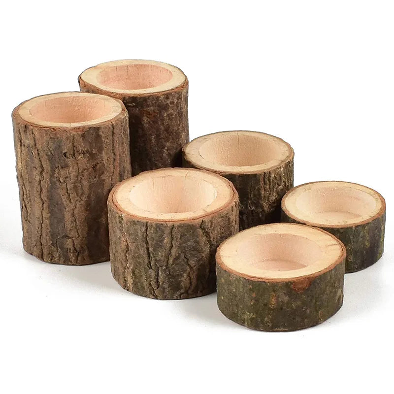 Winne's Wood Candlestick Holder