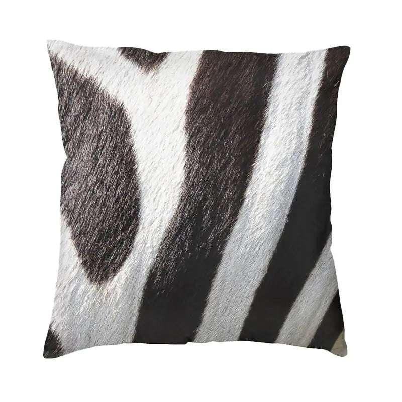 Celia's Cowhide Texture Pillow - Stylish and Unique Home Decor