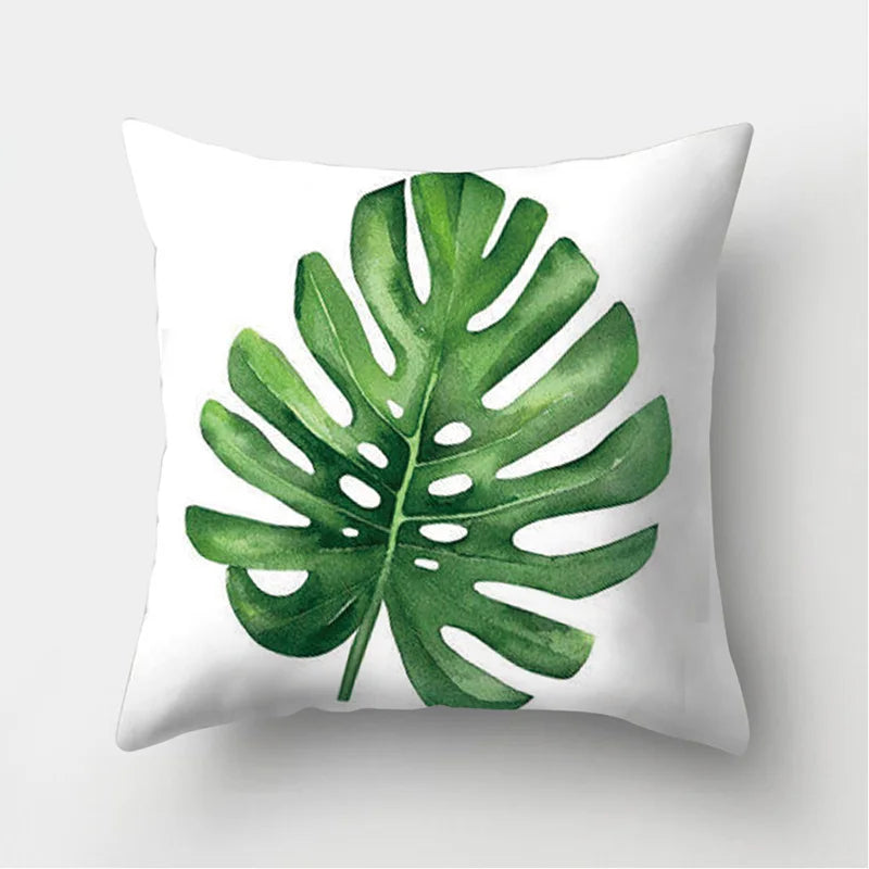 Kiki's Cactus Monstera Pillow Covers - Fresh Botanical Home Decor