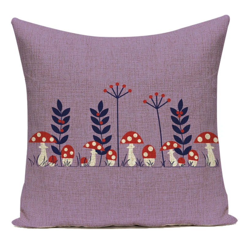 Momo's Mushroom Pillow Covers - Whimsical and Stylish Home Decor