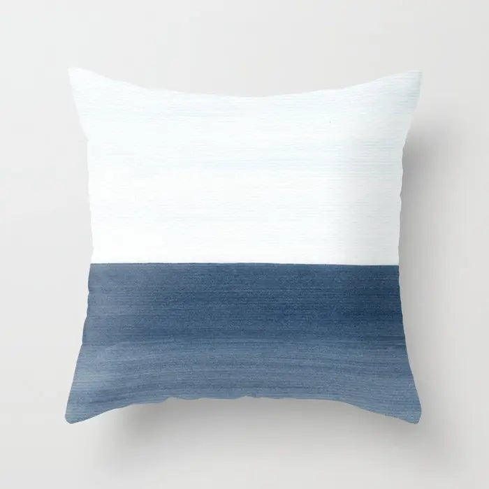 Berrie's Blue Small Fresh Abstract Pillow Case - Stylish Home Accent