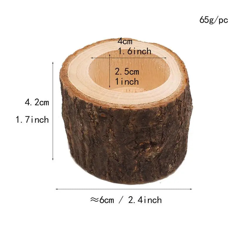 Winne's Wood Candlestick Holder
