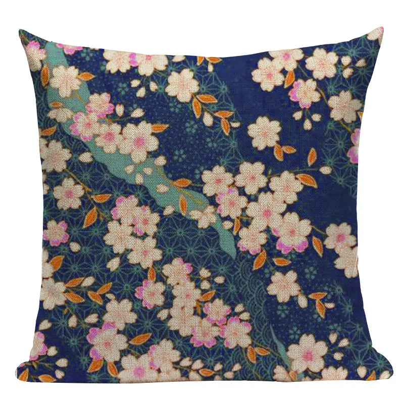 Vintage Surf Japanese Pillow Covers - Unique Home Decor
