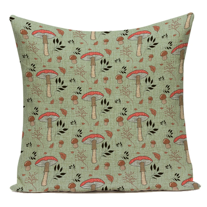 Momo's Mushroom Pillow Covers - Whimsical and Stylish Home Decor
