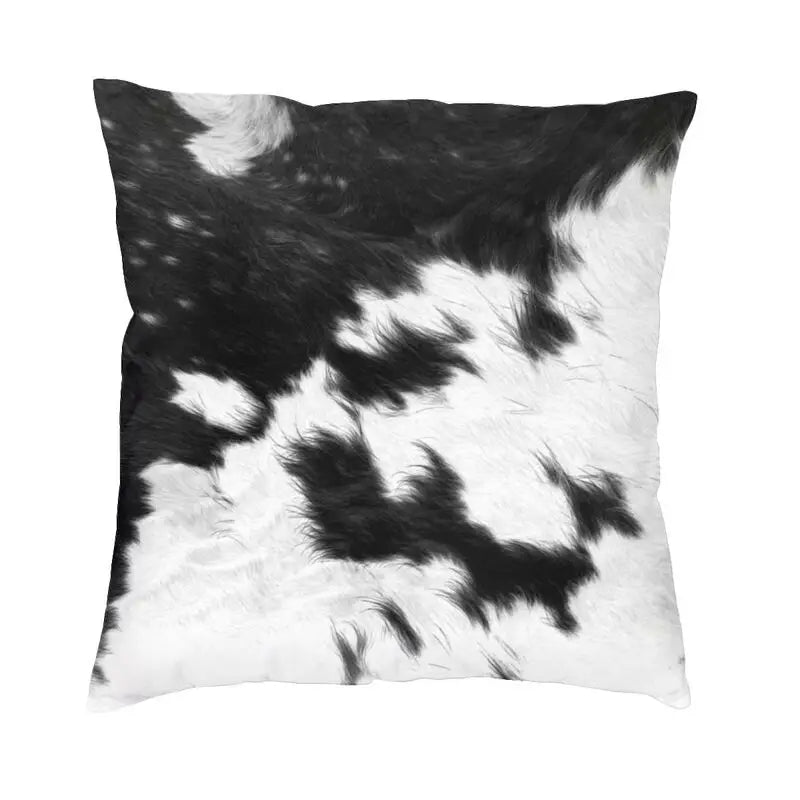 Celia's Cowhide Texture Pillow - Stylish and Unique Home Decor