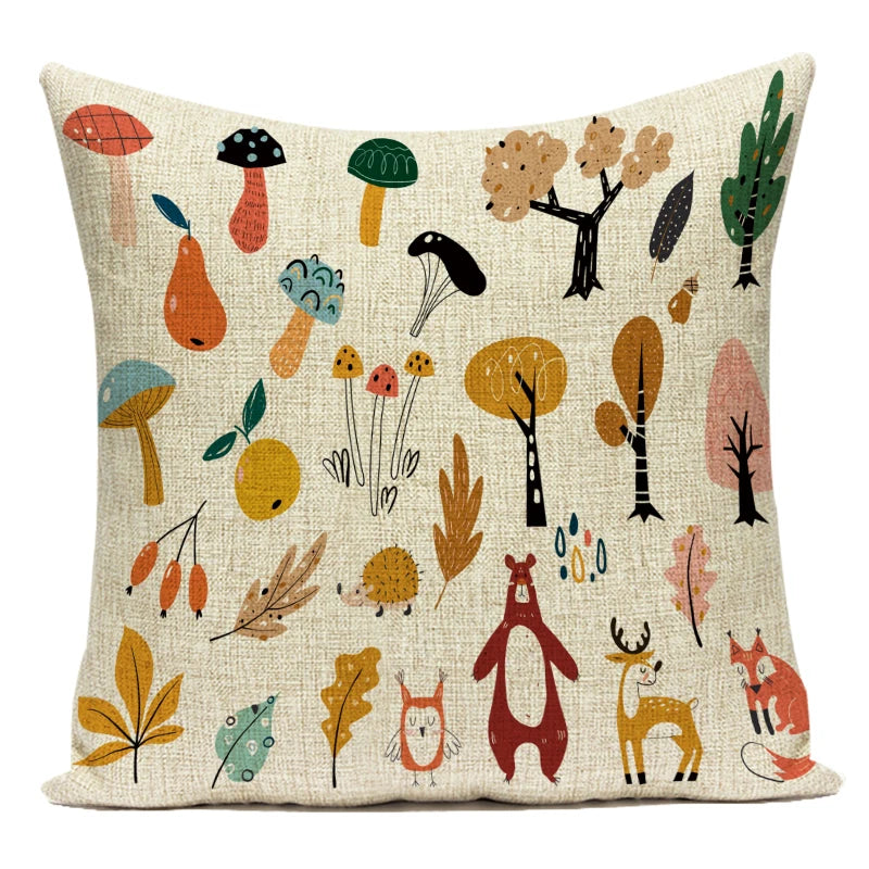 Momo's Mushroom Pillow Covers - Whimsical and Stylish Home Decor
