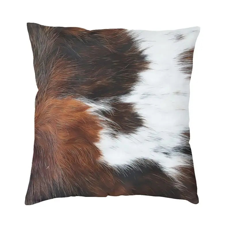 Celia's Cowhide Texture Pillow - Stylish and Unique Home Decor