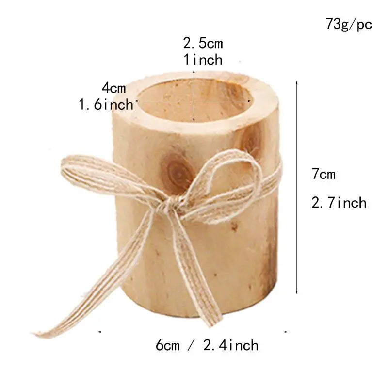 Winne's Wood Candlestick Holder