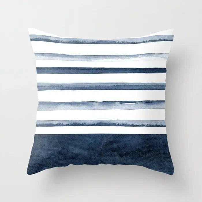 Berrie's Blue Small Fresh Abstract Pillow Case - Stylish Home Accent