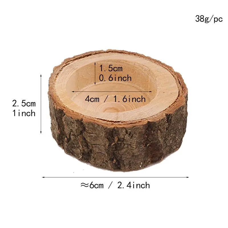Winne's Wood Candlestick Holder