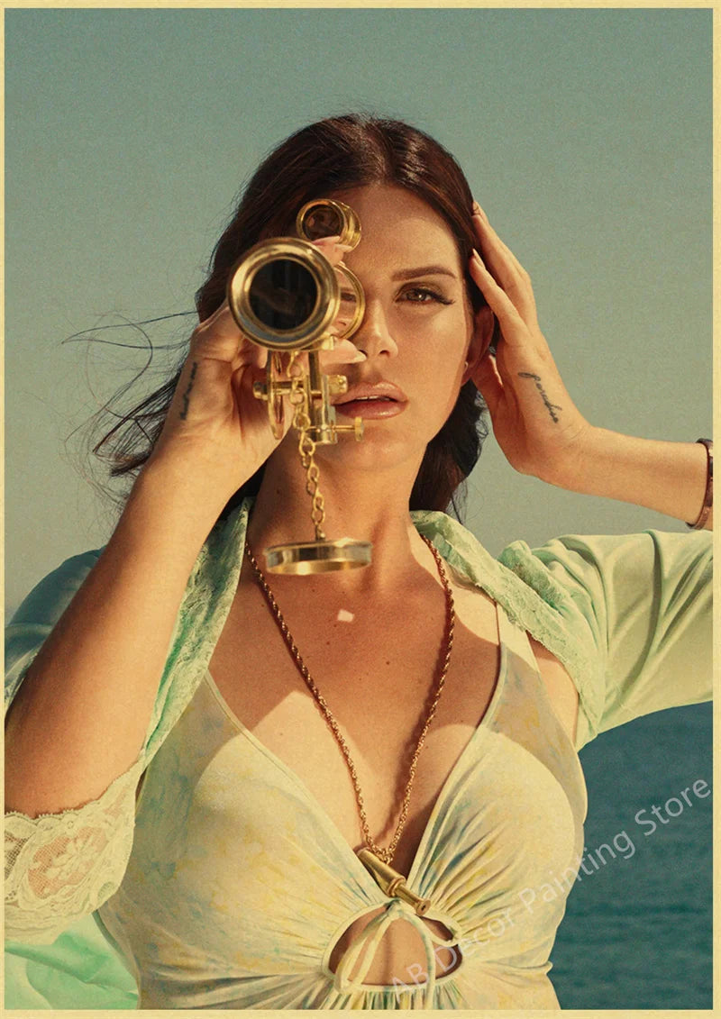 Lana Del Rey Retro Posters | Vintage Mood Enhancer