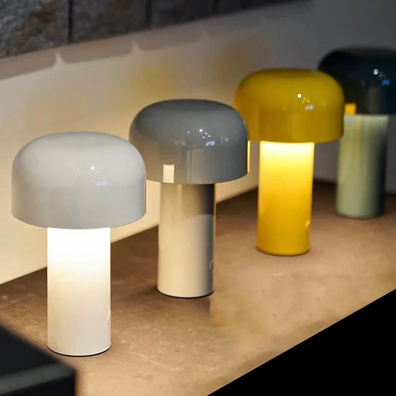 Iris's Mushroom Touch Lamp - Cute & Rechargeable Lighting