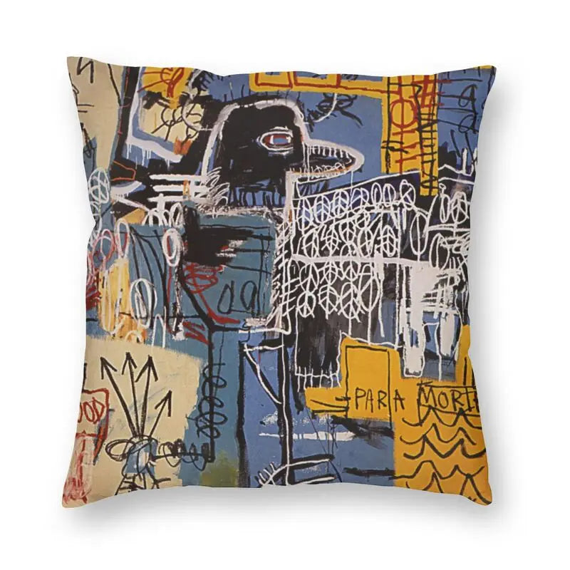 Gigi's Street Pop Art Graffiti Pillow - Bold Urban Decor Accent