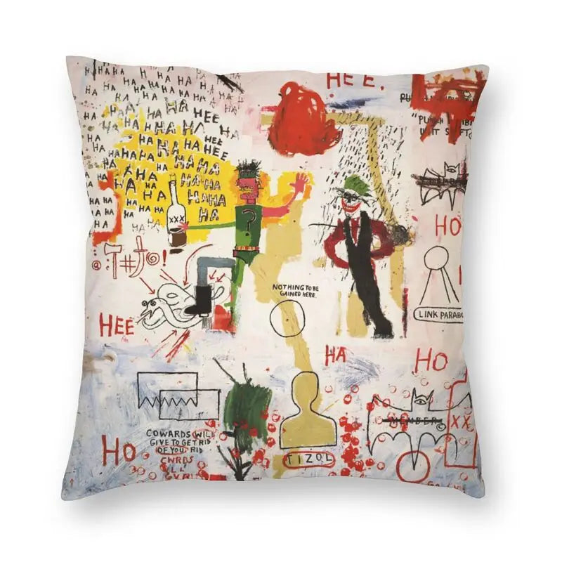 Gigi's Street Pop Art Graffiti Pillow - Bold Urban Decor Accent