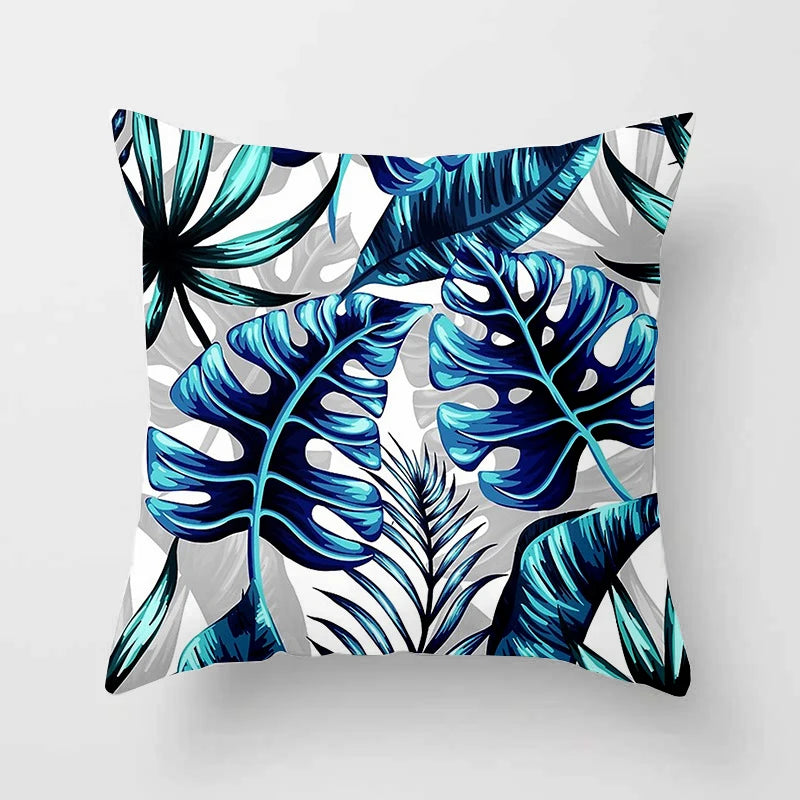 Kiki's Cactus Monstera Pillow Covers - Fresh Botanical Home Decor