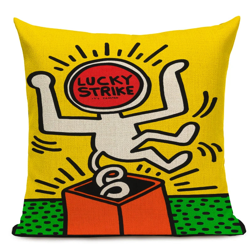 Top Art Colorful Abstract Decorative Pillowcases - Vibrant Home Decor
