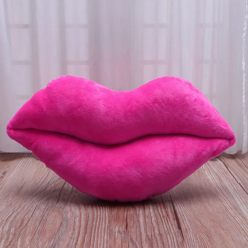 Big Lulu's Lips Cushion Pillow – Fun Decor for the Girlies