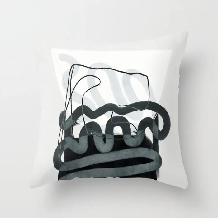 Mandi's Abstract Goddess Pillow Collection - Modern Art-Inspired Decor