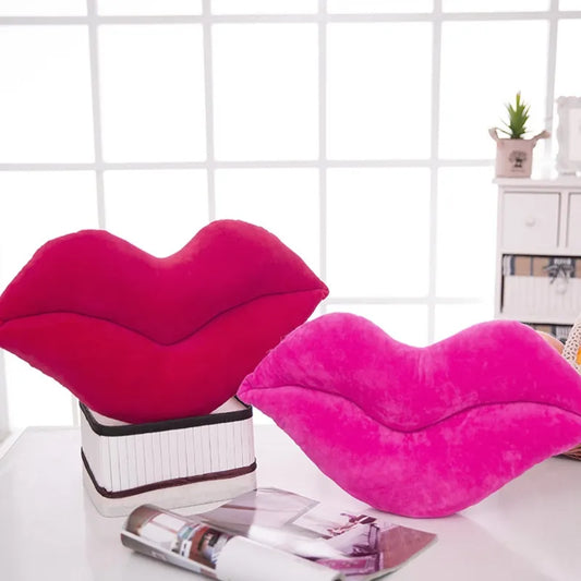 Big Lulu's Lips Cushion Pillow – Fun Decor for the Girlies