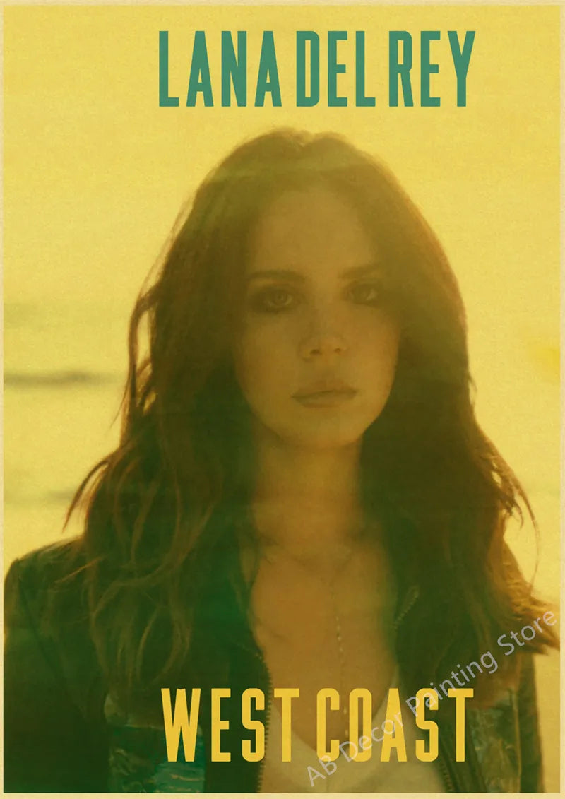 Lana Del Rey Retro Posters | Vintage Mood Enhancer
