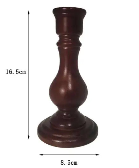 Mickey's Wooden Candle Holders