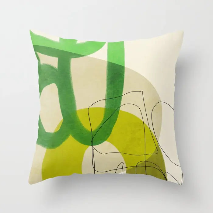 Mandi's Abstract Goddess Pillow Collection - Modern Art-Inspired Decor