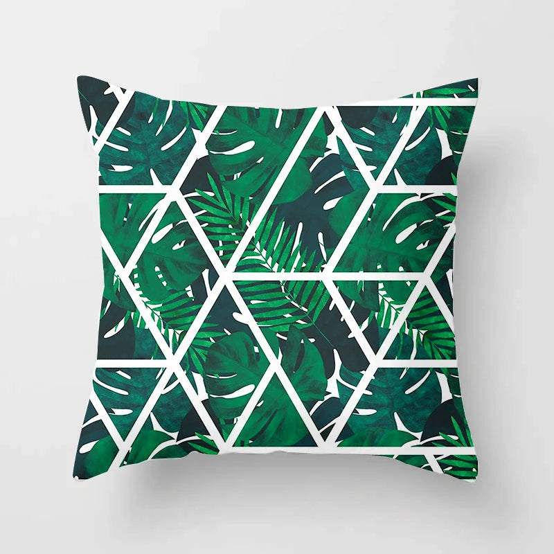Kiki's Cactus Monstera Pillow Covers - Fresh Botanical Home Decor