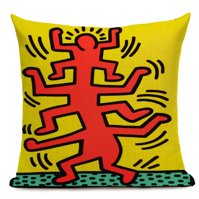 Top Art Colorful Abstract Decorative Pillowcases - Vibrant Home Decor