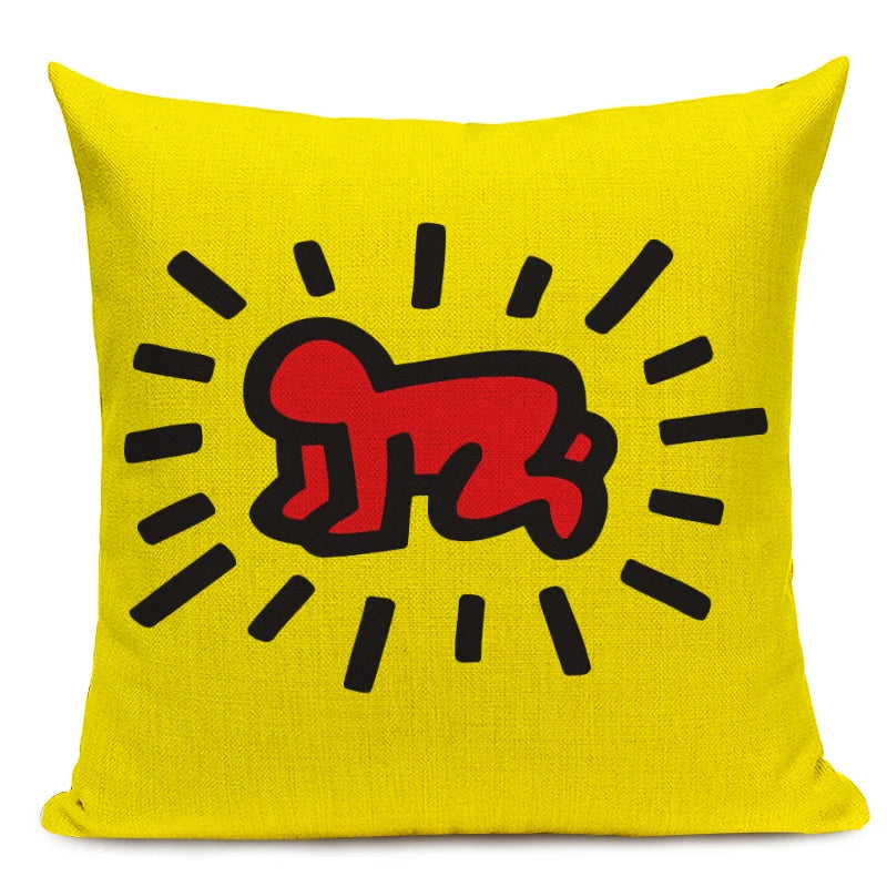 Top Art Colorful Abstract Decorative Pillowcases - Vibrant Home Decor