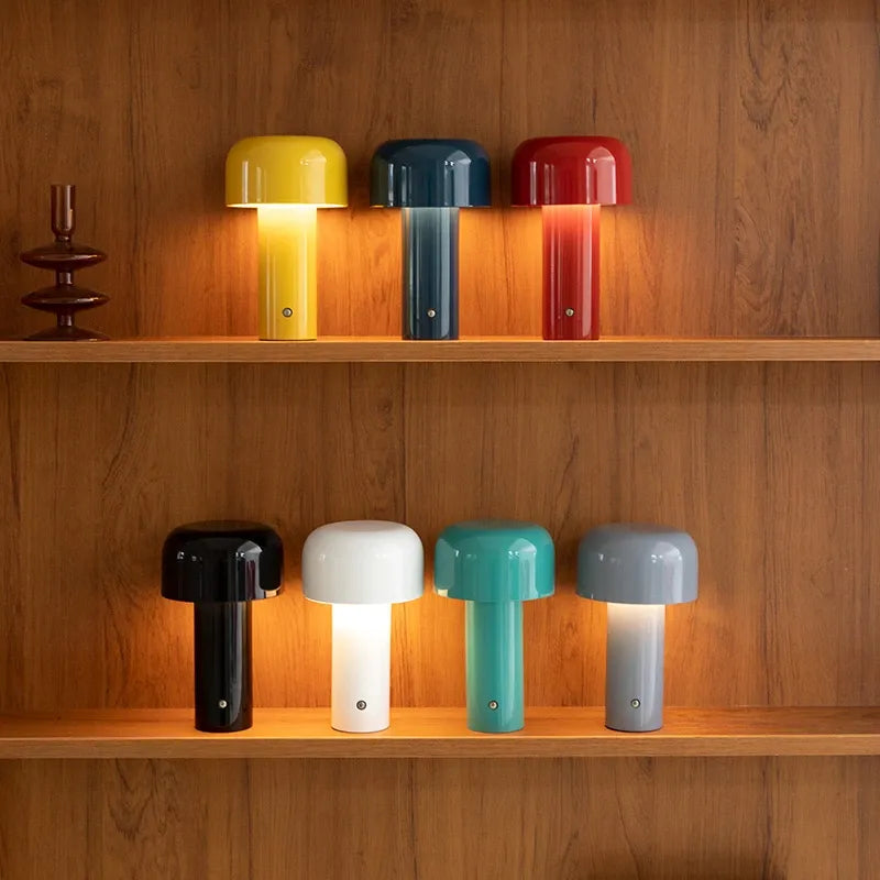 Iris's Mushroom Touch Lamp - Cute & Rechargeable Lighting