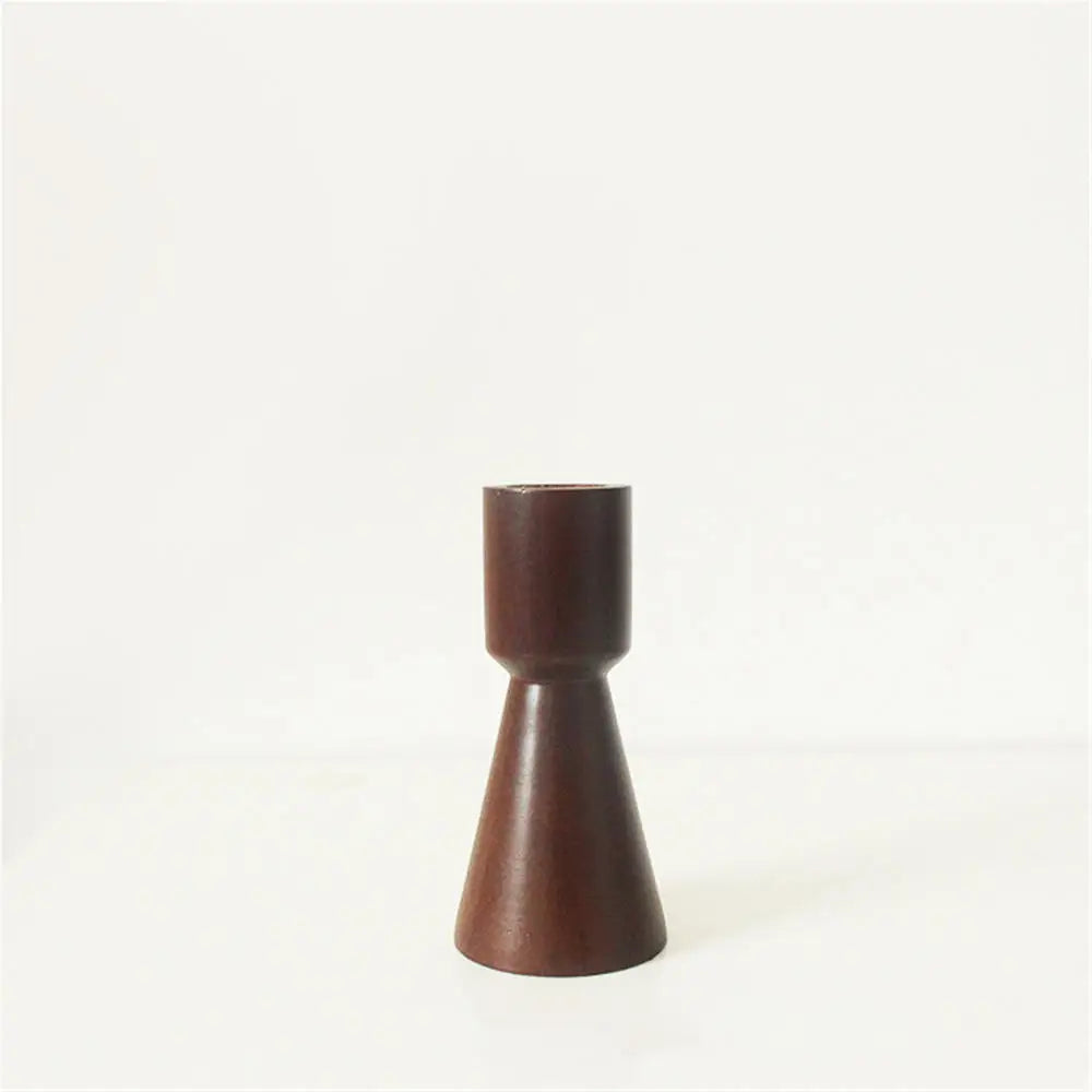 Larry's Raw Wooden Candle Holders - Rustic & Natural Home Decor