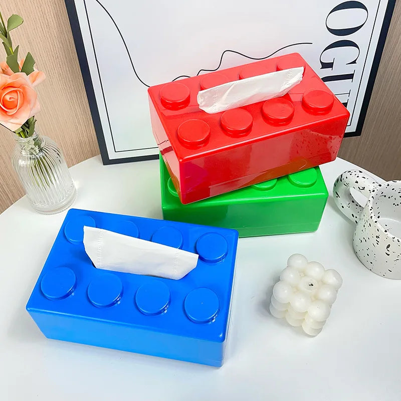 Joel's Lego Spring Tissue Box - Fun and Functional Decor