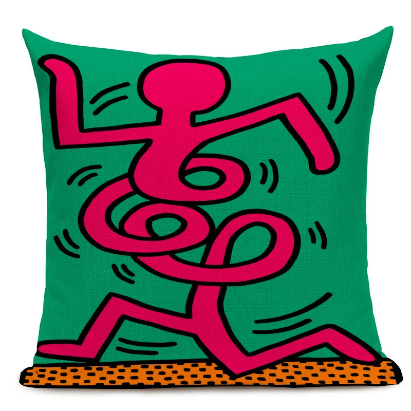 Top Art Colorful Abstract Decorative Pillowcases - Vibrant Home Decor