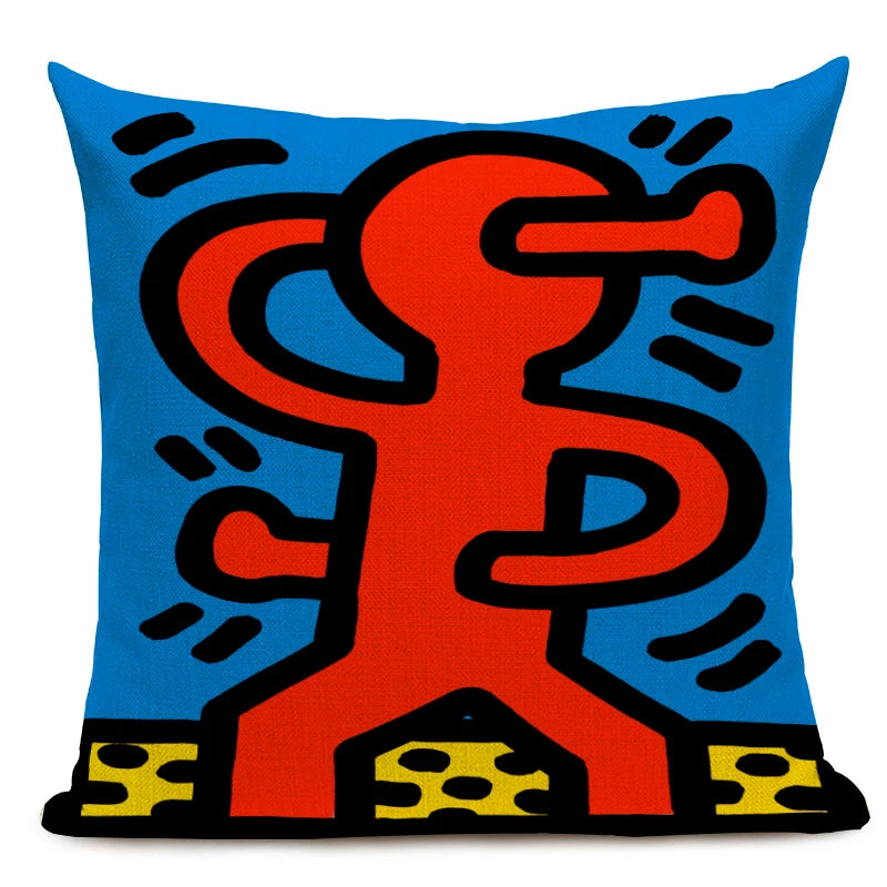 Top Art Colorful Abstract Decorative Pillowcases - Vibrant Home Decor