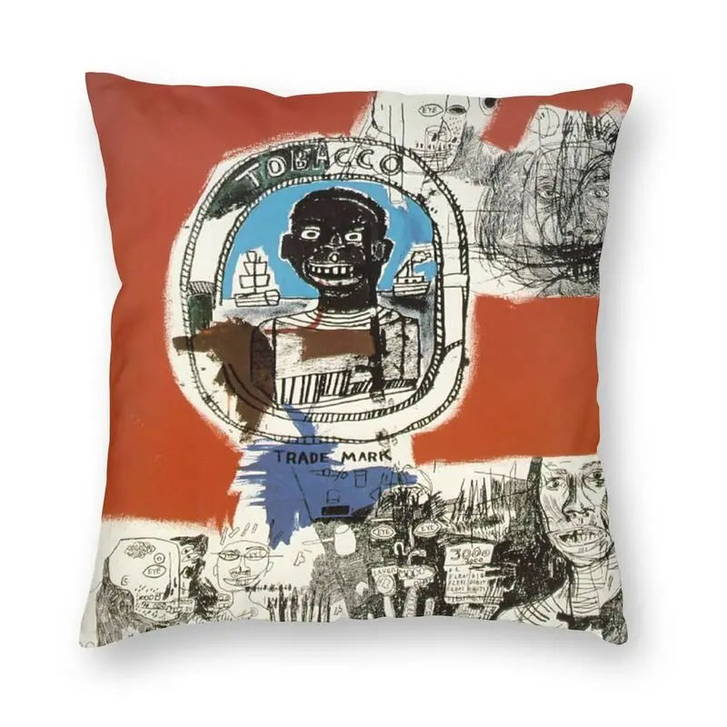 Gigi's Street Pop Art Graffiti Pillow - Bold Urban Decor Accent