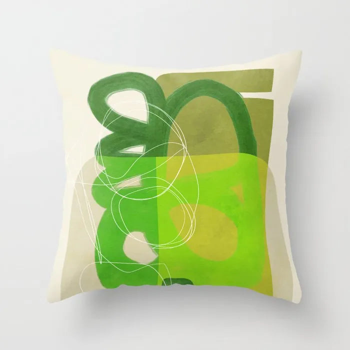 Mandi's Abstract Goddess Pillow Collection - Modern Art-Inspired Decor
