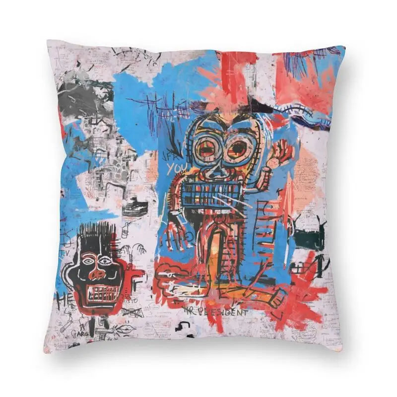 Gigi's Street Pop Art Graffiti Pillow - Bold Urban Decor Accent