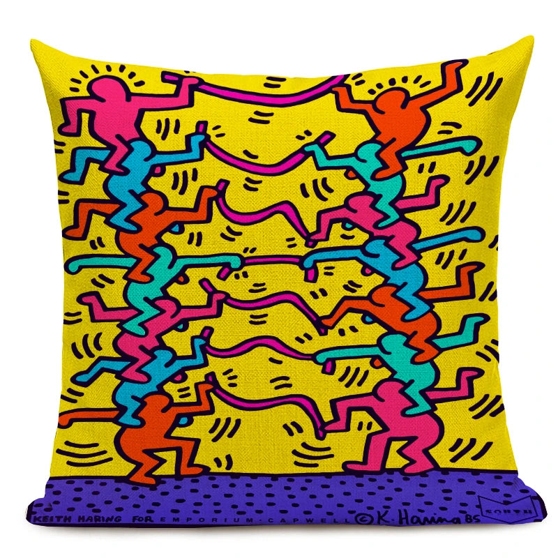 Top Art Colorful Abstract Decorative Pillowcases - Vibrant Home Decor
