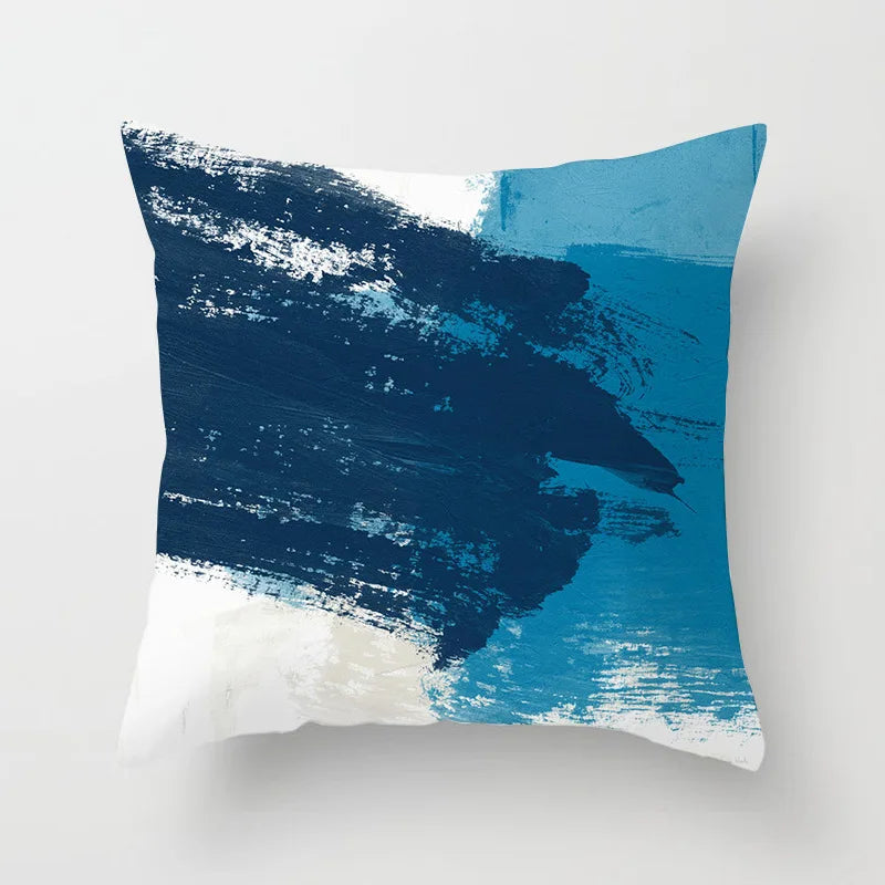 Nora's Nordic Abstract Oil Painting Pillow Covers - Scandinavian Home Decor