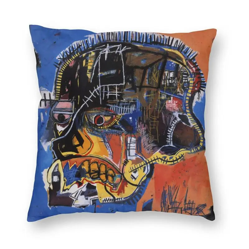 Gigi's Street Pop Art Graffiti Pillow - Bold Urban Decor Accent