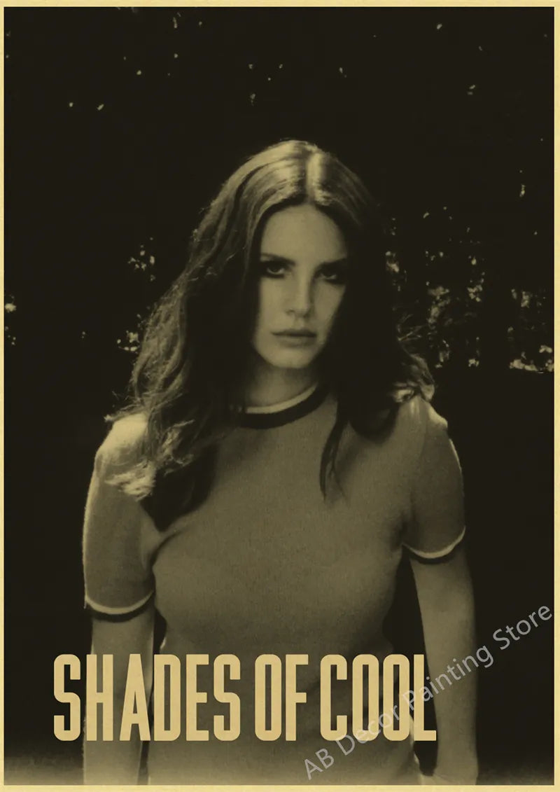 Lana Del Rey Retro Posters | Vintage Mood Enhancer