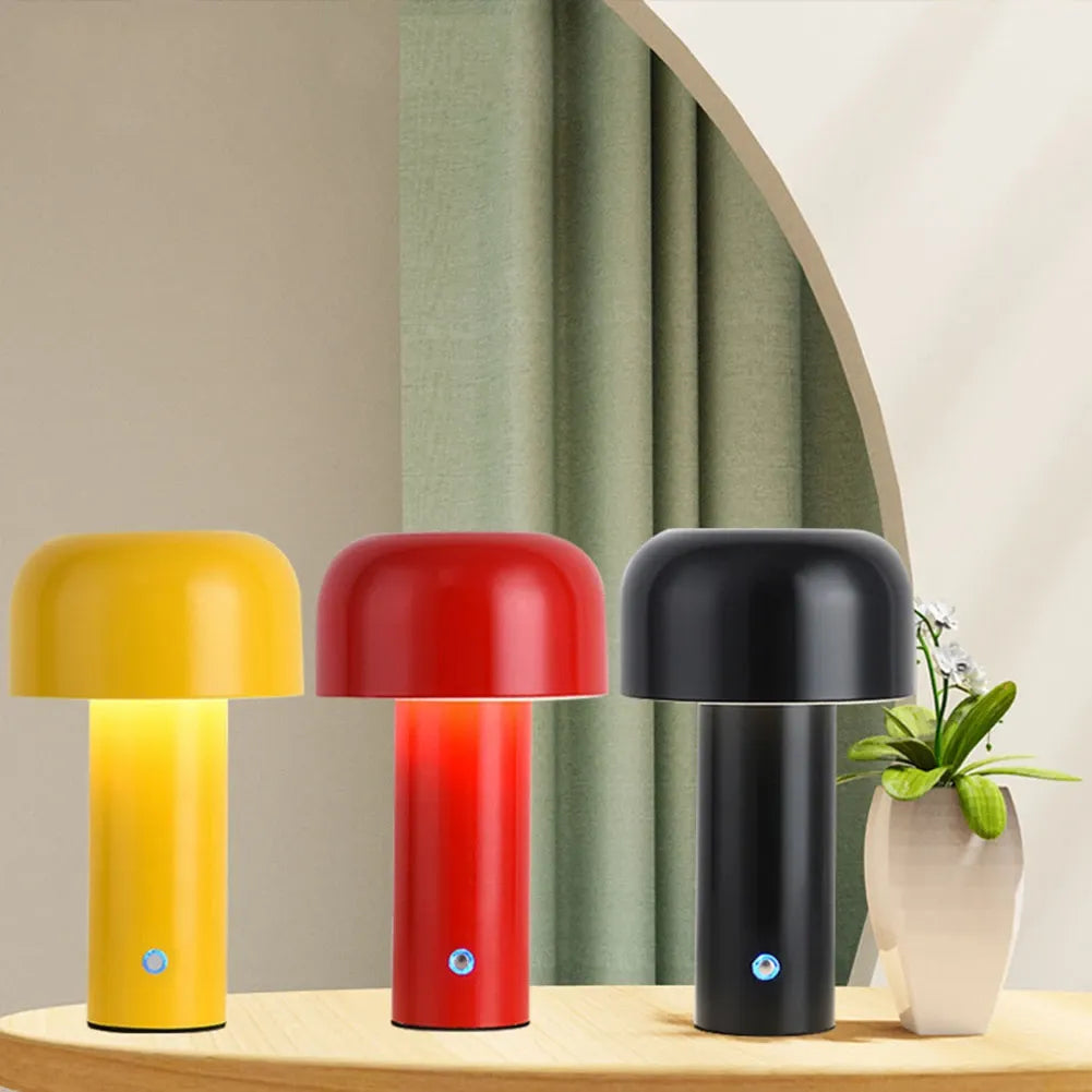 Iris's Mushroom Touch Lamp - Cute & Rechargeable Lighting